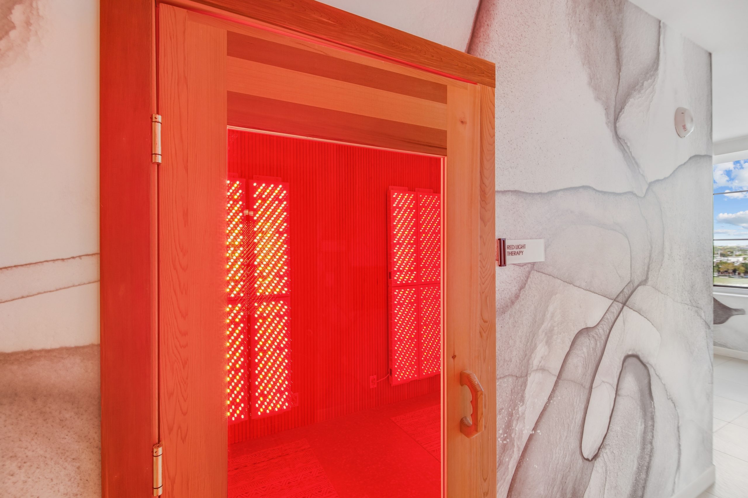 Red Light Therapy Room